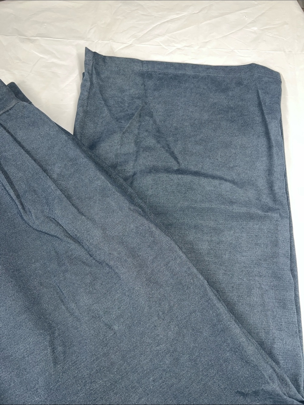 NWOT - SHEIN Plus Size Wide Leg Pleated Trousers Slate Blue 5XL - Picture 6 of 6